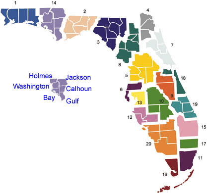 Florida Circuits Map